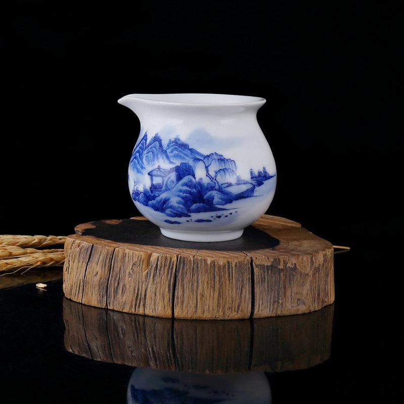 Porcelain Drinkware Tea Set China Ceramics Tea Set Tea Porcelain Set With Hand Painted Landscape