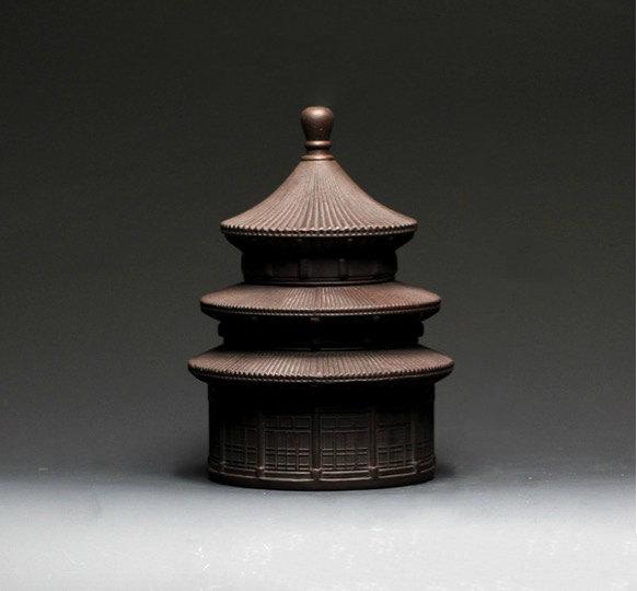 Tea Canister;Chinese Gongfu Tea Set Yixing Pottery Handmade Zisha Tea