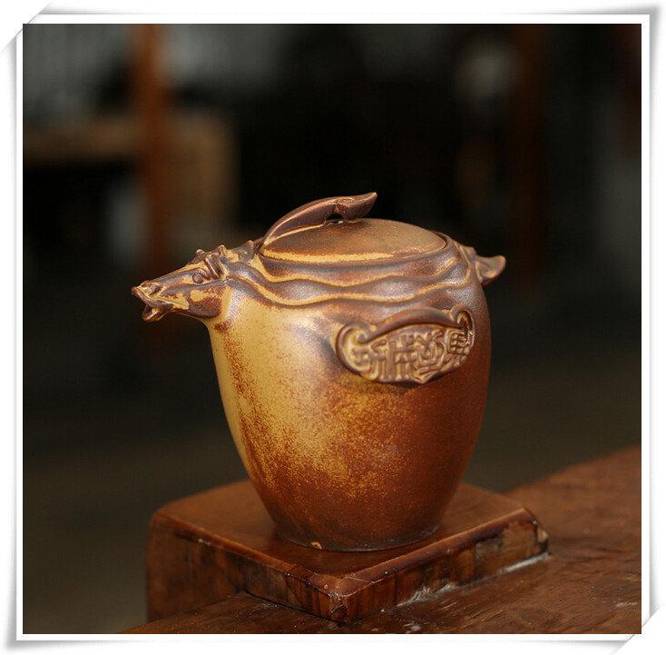 Handmade Pottery Teapot And Tea Cups Chinese Ceramic Tea Set