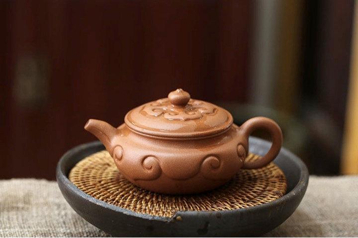 Teapot Mat;Chinese Gongfu Tea Set Crude Porcelain Handmade ...