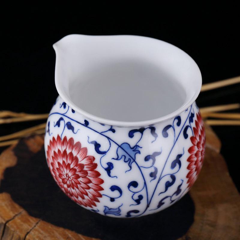 Chinese Ceramic Tea Set Handpainted Gong Fu Tea Set Porcelain Tea