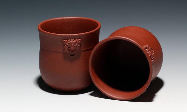 6 Hand-Made Zisha Clay Tea Cup Yixing Pottery Handmade Zisha Clay Teapotguaranteed 100%Genuine Original Mineral Fired